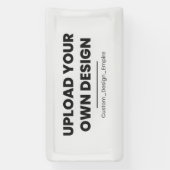 Upload Je Eigen Ontwerp Hier | Aangepaste Sjabloon Spandoek (Verticaal)