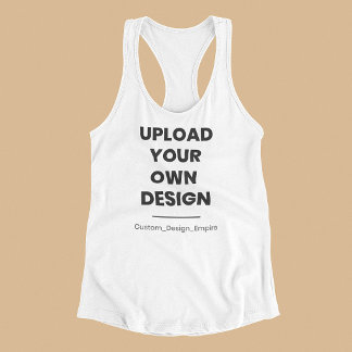 Upload Je Eigen Ontwerp Hier | Aangepaste Sjabloon Tanktop