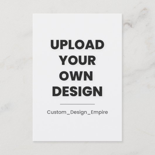 Upload Je Eigen Ontwerp Hier | Maatwerk Bedankkaart (Voorkant)