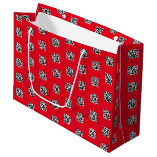 Upload je eigen QR-code   Eenvoudig herhalend patr Groot Cadeauzakje