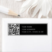 Upload je eigen QR-code | Terugkeeradres Etiket (Insitu)