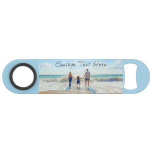 Upload je foto Bar Key Cadeau Voeg aangepaste teks Speed Flessenopener