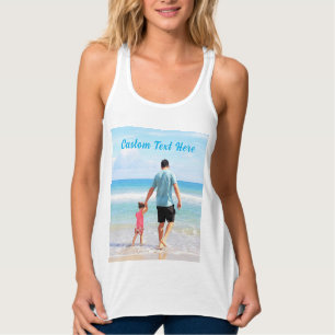 Upload Je Foto Tanktop Geschenk Gepersonaliseerde