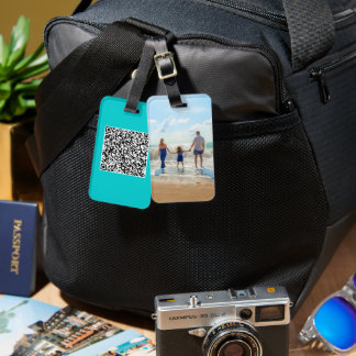Upload je fotokofferlabel met QR-codescan Bagagelabel