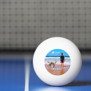 Upload je huisdier foto Ping Pong Bal Geschenk Naa Pingpongballen