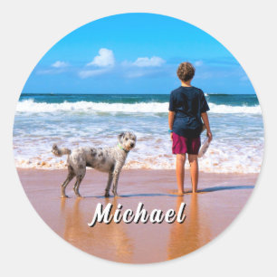Upload je huisdier foto stickers gepersonaliseerde