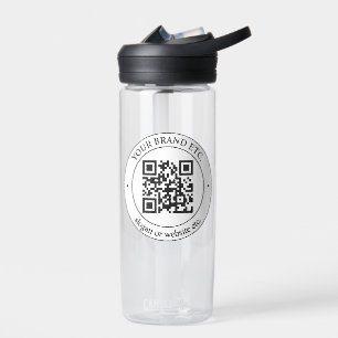 Upload je QR-code of logo voor promotie Waterfles
