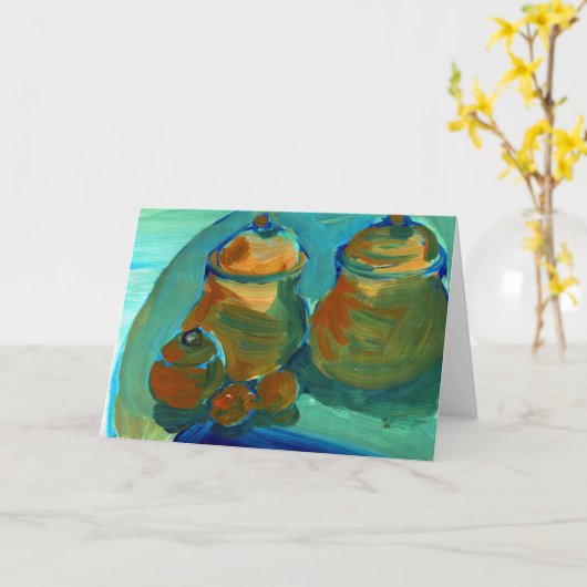 Upload je schilderij | Draai een aangepaste kunsta Kaart (Gele Bloem)