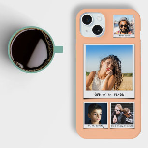 Upload Jouw Foto's Peach Slim iPhone 15 Plus Case