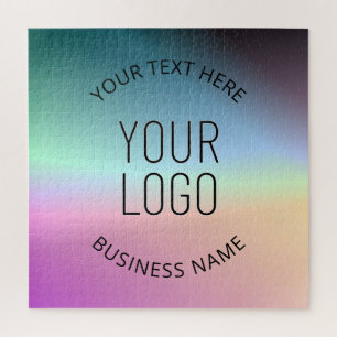 Upload Logo Kleurrijke veranderende verloopkleur Legpuzzel