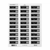 Upload Logo of QR-code | Elk kleurverloop Etiket (Full Sheet)