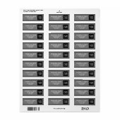 Upload logo of QR-code | Elke kleurgradiënt Etiket (Full Sheet)