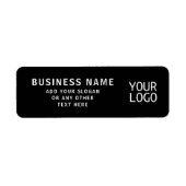 Upload Logo of QR-code | Koel retouradres Etiket (Voorkant)