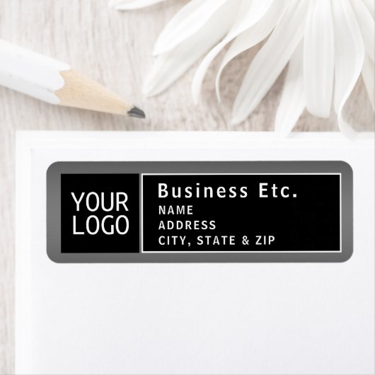 Upload Logo of QR-code | Modern retouradres Etiket (Insitu)