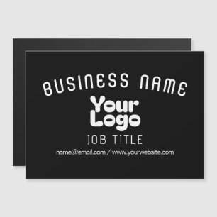 Upload Logo Retro-Modern Zwart-wit (bewerkbaar)