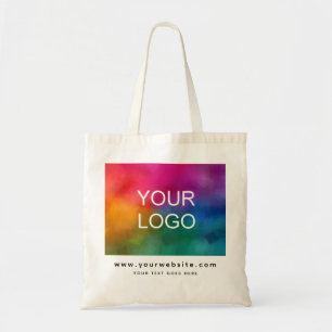 Upload Logo Website Adres Sjabloon Promotionele Tote Bag