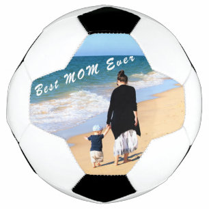 Upload Moeder Foto Voetbal Geschenk met Eigen Foto