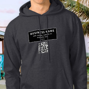 Upload QR-code of Logo Modern Hoodie