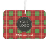 Upload uw aangepaste zakelijke Logo naar Holiday P Luchtverfrisser (Achterkant)