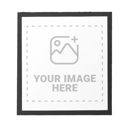 Upload uw afbeelding notitieblok (Voorkant)