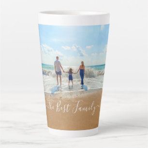 Upload uw beste familiefoto mok geschenk
