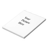 Upload uw eigen Afbeelding hier Notitieblok (Gedraaid)