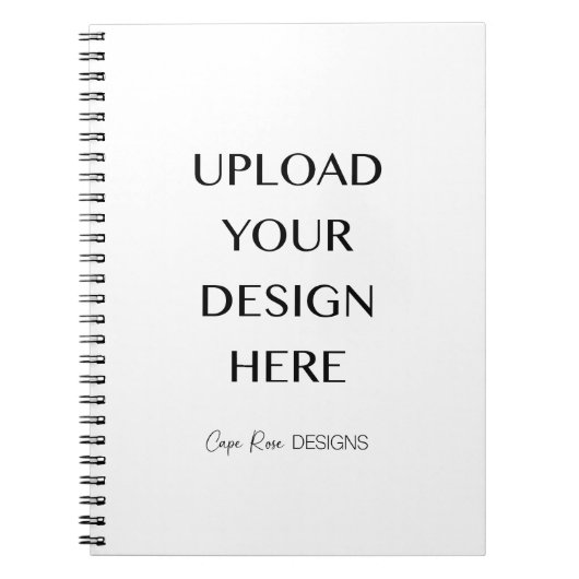 Upload uw eigen Design Journal/ Notitieboek (Voorkant)