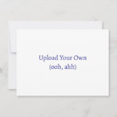 Upload uw eigen, doe-het-zelfuitnodiging of Kaart (Voorkant)