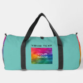 Upload uw eigen foto Voeg tekst Sjabloon Groot Bla Plunjezak (Achterkant)