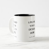 Upload uw eigen Mok met ontwerpdetails (Voorkant links)