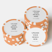 Upload uw eigen Mok met ontwerpdetails Poker Chips (Opstapeling)