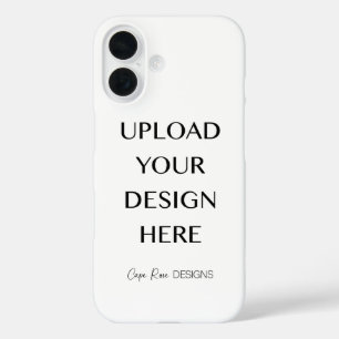 Upload uw eigen ontwerp iPhone 16 hoesje