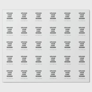 Upload Uw Eigen Ontwerp Hier Aangepaste Sjabloon Cadeaupapier