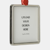 Upload uw eigen ontwerp metalen ornament (Rechts)