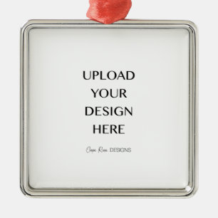 Upload uw eigen ontwerp metalen ornament