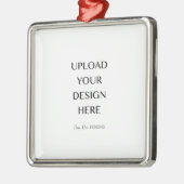 Upload uw eigen ontwerp metalen ornament (Links)