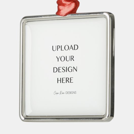 Upload uw eigen ontwerp metalen ornament (Links)