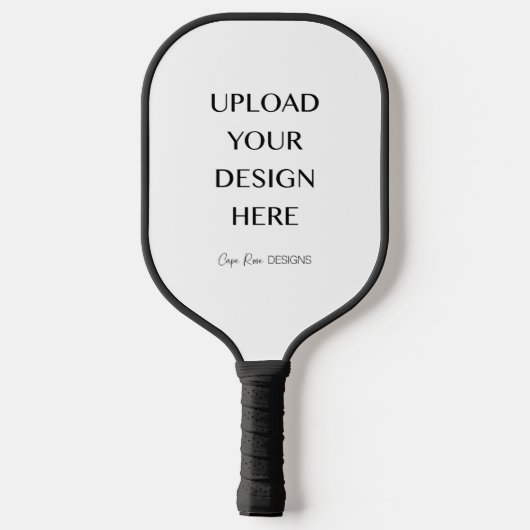 Upload uw eigen ontwerp pickleball paddle (Achterkant)