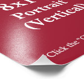 Upload uw eigen ontwerp van 8x10 ・ Fotoafdrukken Foto Afdruk (Hoek)