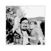 Upload uw familie Afbeelding Rubberstempel (Afrduk)