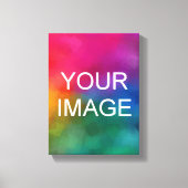 Upload uw foto Afbeelding Afbeelding Logo verticaa Canvas Afdruk (Voorkant)