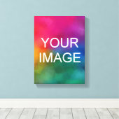 Upload uw foto Afbeelding Afbeelding Logo verticaa Canvas Afdruk (Insitu (Houten vloer))