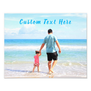 Upload uw foto-afdrukposter cadeau met aangepaste  foto afdruk