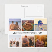 Upload uw foto-briefkaart briefkaart (Voorkant / Achterkant)