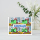 Upload uw foto feestdagenkaart (Staand voorkant)