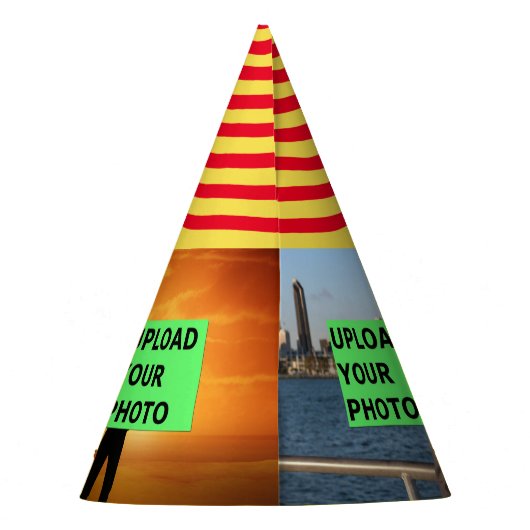 Upload uw foto feesthoedjes (Achterkant)