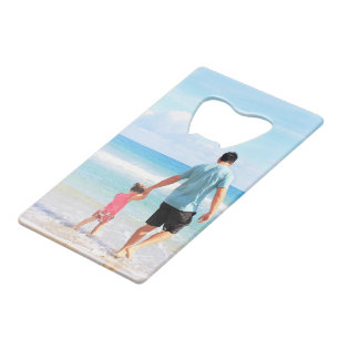 Upload Uw Foto Flesopener Gepersonaliseerd Cadeau Kredietkaart Flessenopener