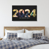 Upload uw foto in nieuwjaarsnummer 2024 canvas afdruk (Insitu (Slaapkamer))