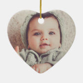 Upload uw foto keramisch ornament (Achterkant)