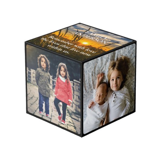 Upload uw foto kubus (Voorkant hoekig)